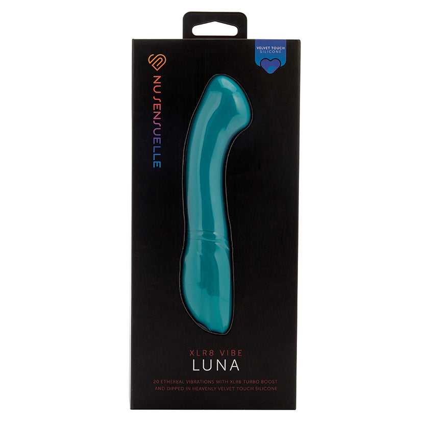 Nu Sensuelle Velvet Touch Luna G-Spot Vibrator Emerald Green